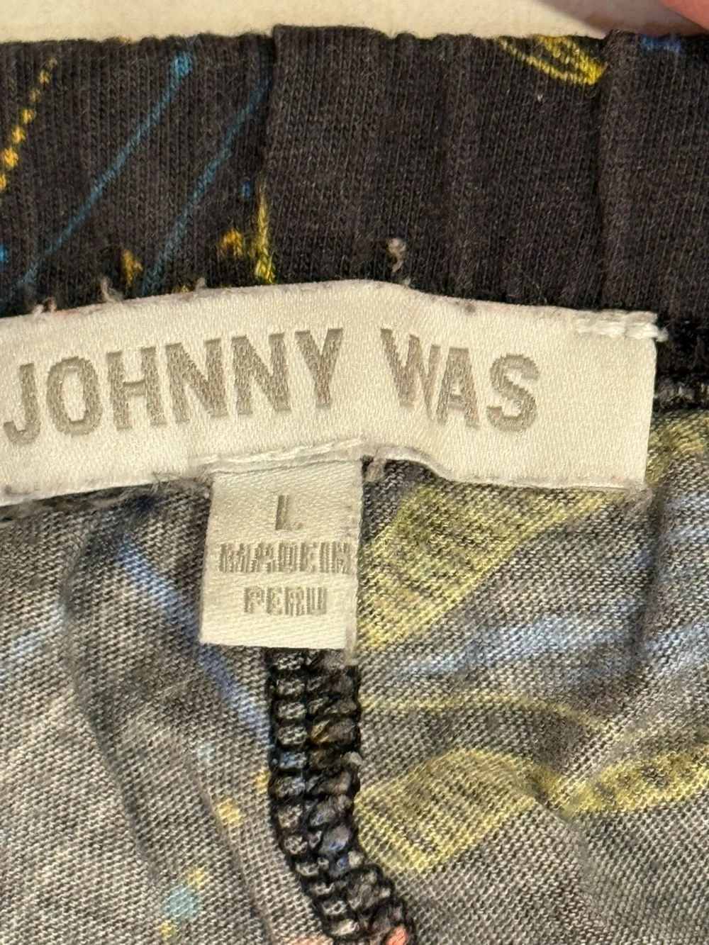Johnny Was Celestine Pima Cotton Cropped Pajama Bottom - Picture 3 of 4
